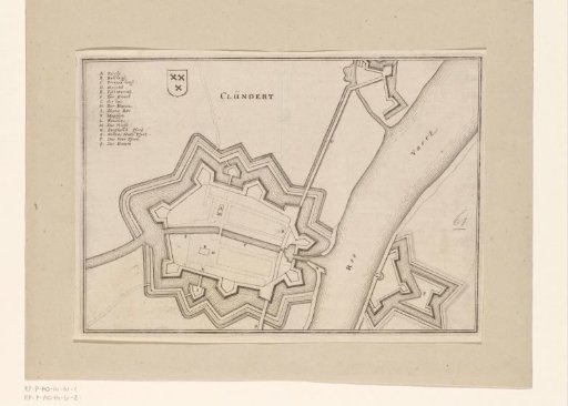 Fortress plan of Klundert