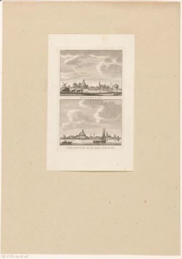 Two views of Willemstad (North Brabant)