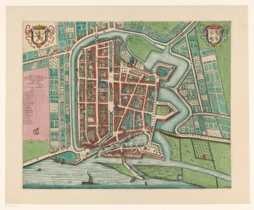 Plan of Schoonhoven