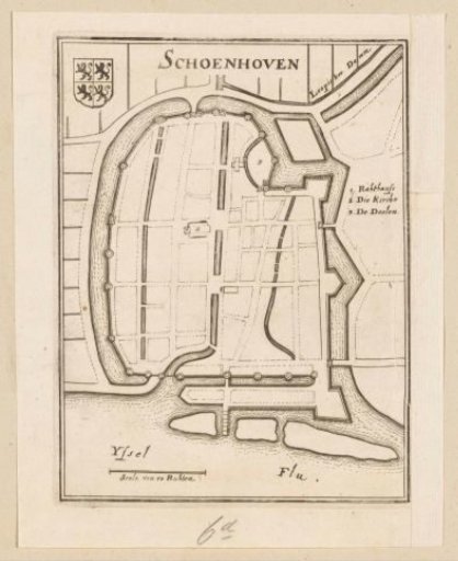 Fortress plan of Schoonhoven