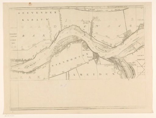 Map of the Lek river (fifth part)