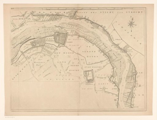 Map of the Lek River (seventh part)