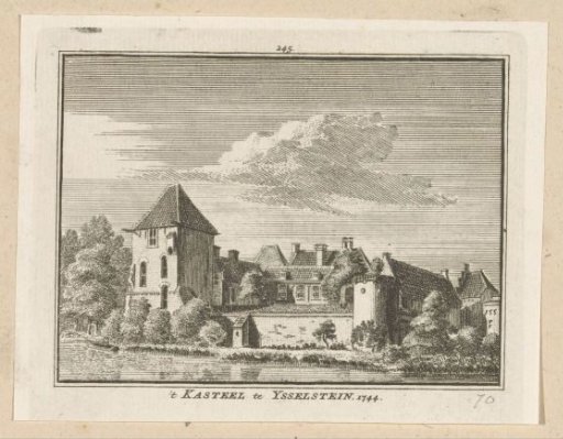 View of IJsselstein Castle, 1744