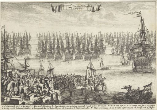 Departure of William III for England, 1688
