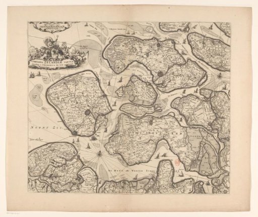 Map of Zeeland