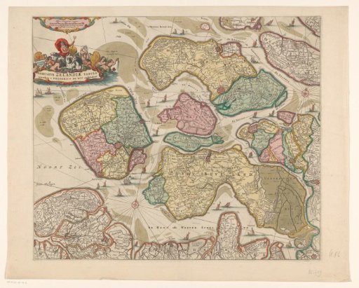 Map of Zeeland