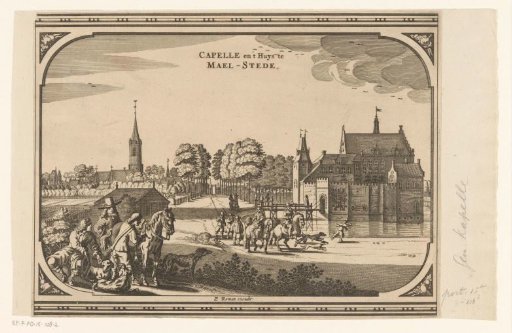 View of Kapelle and Maalstede Castle