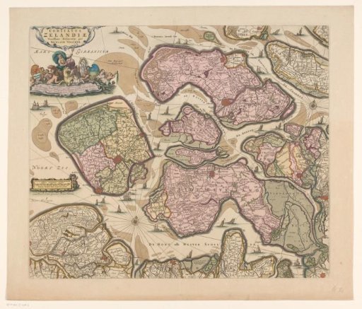 Map of Zeeland
