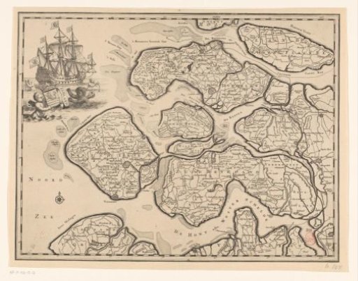Map of Zeeland