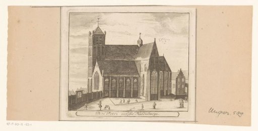 View of the North Monster Church in Middelburg