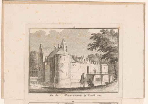 View of Castle Maalstede, 1743