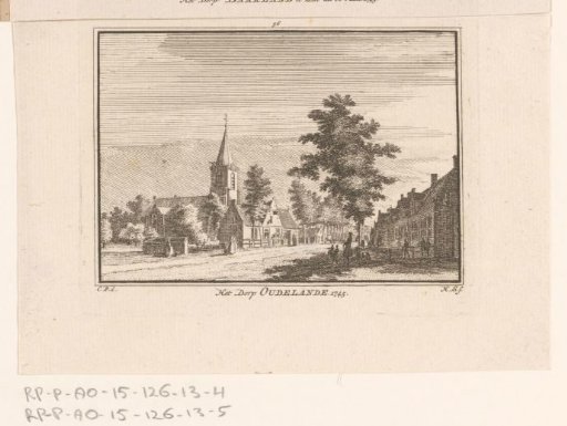 View of Oudelande, 1745