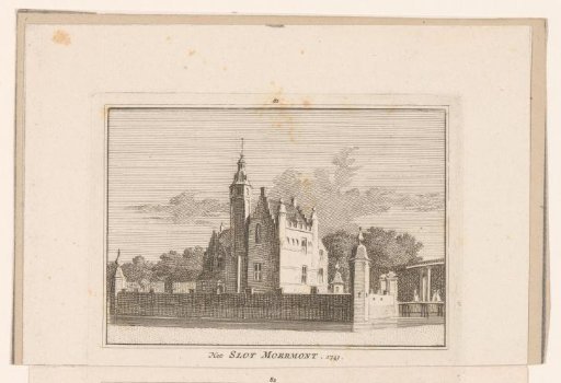 View of Moermond Castle, 1743