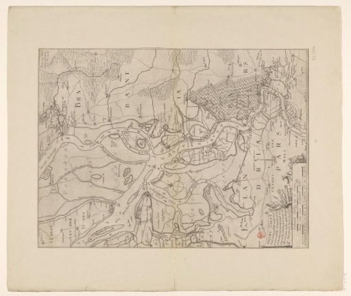 Map of the Eastern and Western Scheldt, 1631