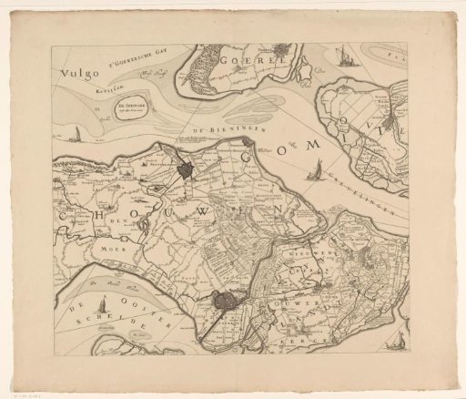 Map of Zeeland (second part)