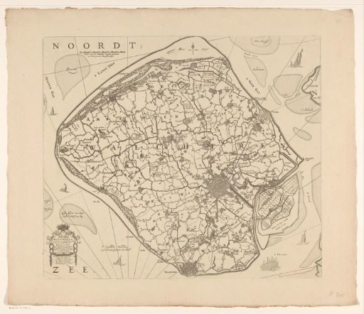 Map of Zeeland (fourth part)