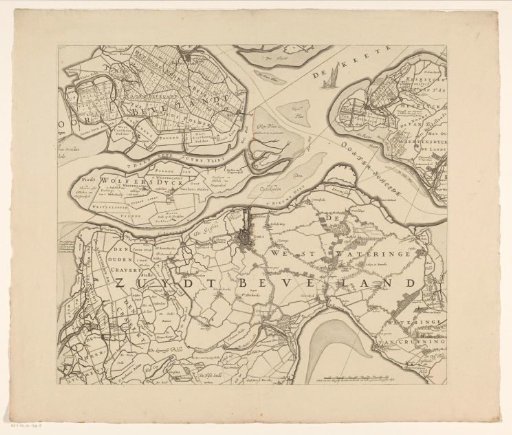 Map of Zeeland (fifth part)