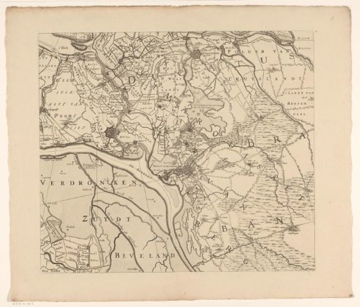 Map of Zeeland (sixth part)