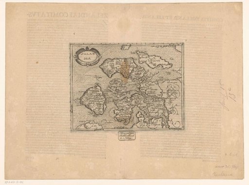 Map of Zeeland