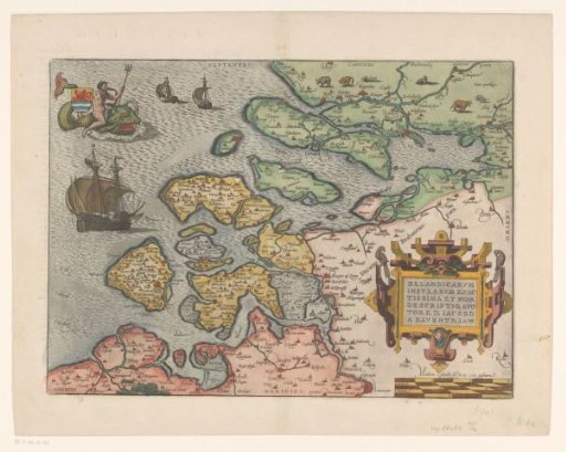 Map of Zeeland