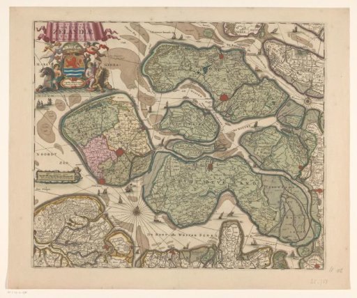 Map of Zeeland