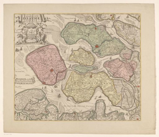 Map of Zeeland