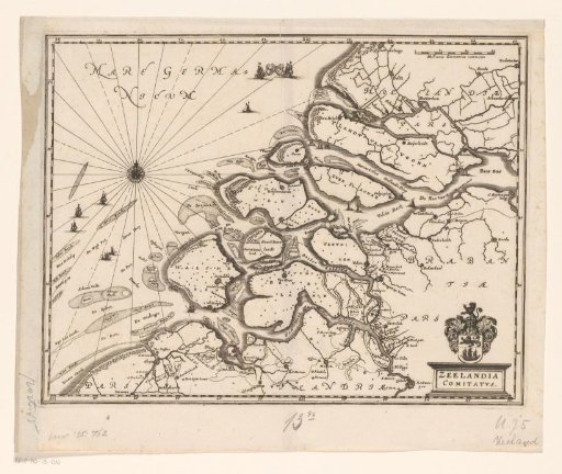 Map of Zeeland