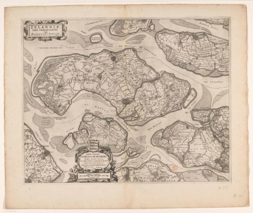 Map of Schouwen-Duiveland and Tholen