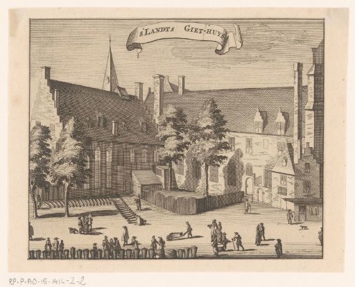 View of the Land Artillery Foundry in Middelburg