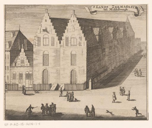 View of the State Naval Magazine at Middelburg