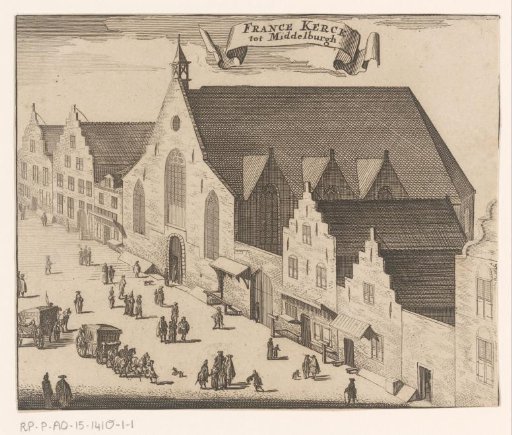 View of the Walloon Church at Middelburg