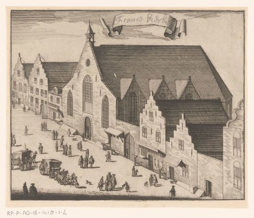View of the Walloon Church in Middelburg