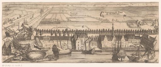 View of the East India Shipyard at Middelburg