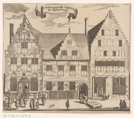 View of the East India Warehouses at Middelburg