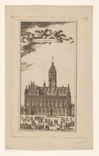 View of the town hall of Middelburg