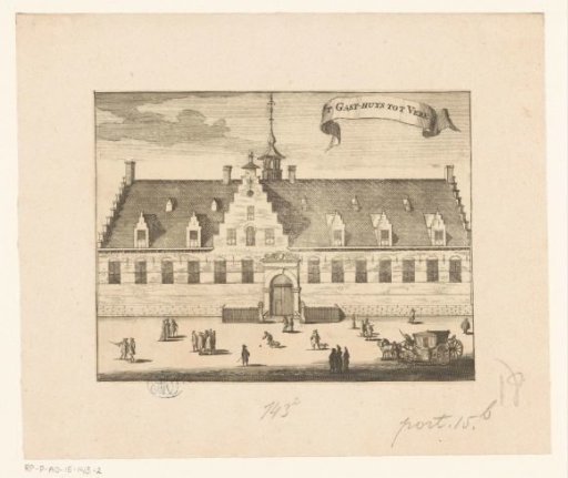 View of the Hospital in Veere