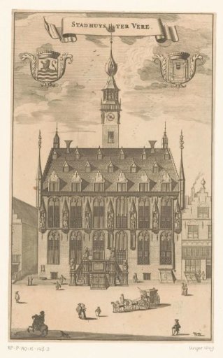 View of the Town Hall of Veere