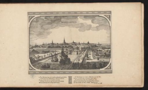 View of Middelburg, from the canal