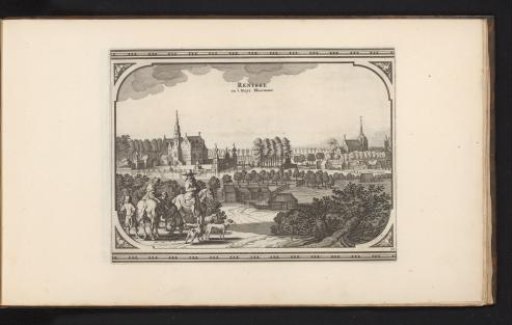 View of Moermond Castle and the village of Renesse