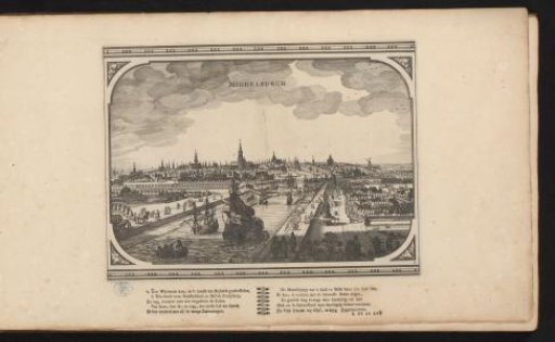 View of Middelburg, from the land side