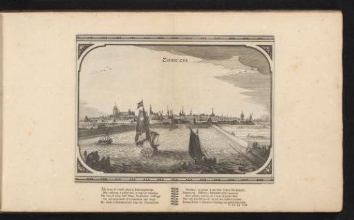 View of Zierikzee, from the Oosterschelde