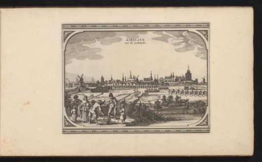 View of Zierikzee, from the land side