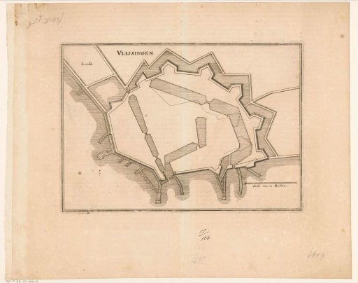 Fortress plan of Vlissingen