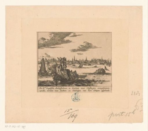 The English ambassadors are fetched from their ships for Flushing, 1667