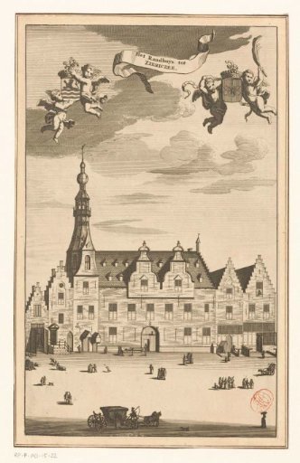 View of the Town Hall of Zierikzee