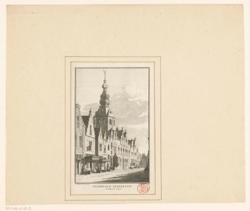 View of the town hall of Zierikzee, 1743
