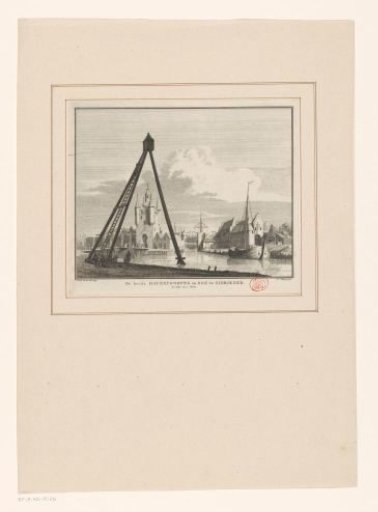 View of the harbour of Zierikzee, 1743
