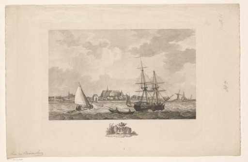 View of the Harbor of Brouwershaven
