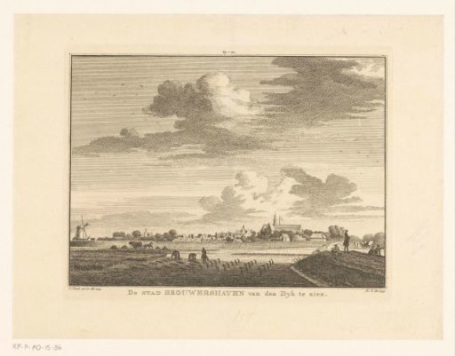 View of Brouwershaven, 1745
