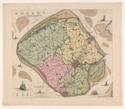 Map of Walcheren